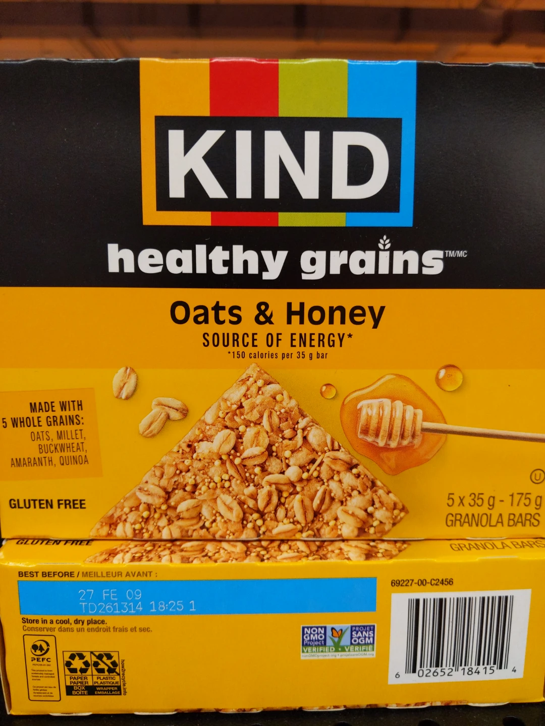 4 for $12 (reg. $23) Gluten Free KIND Oats & Honey Granola Bars