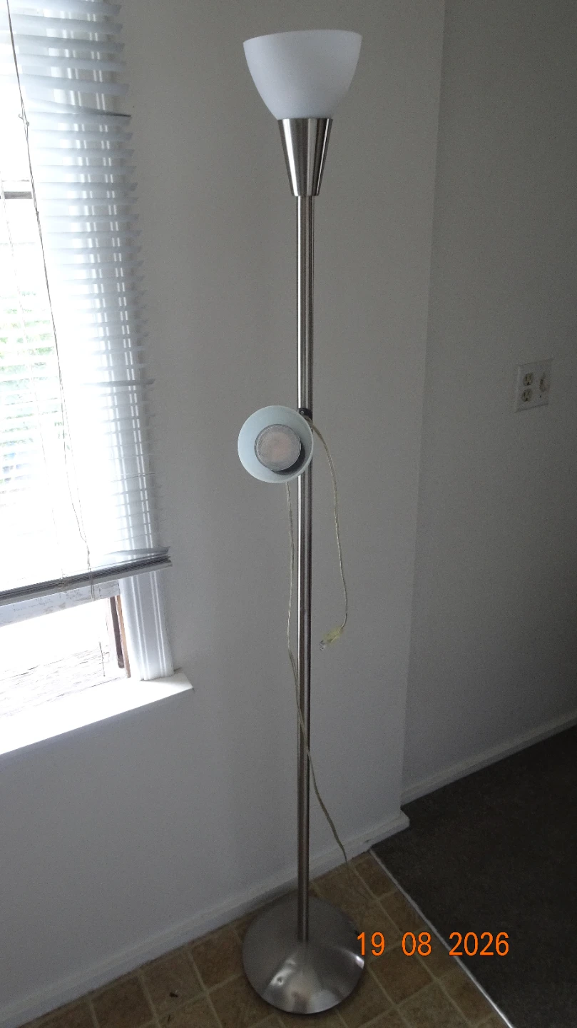 Floor Lamp with Adjustable Reading Light