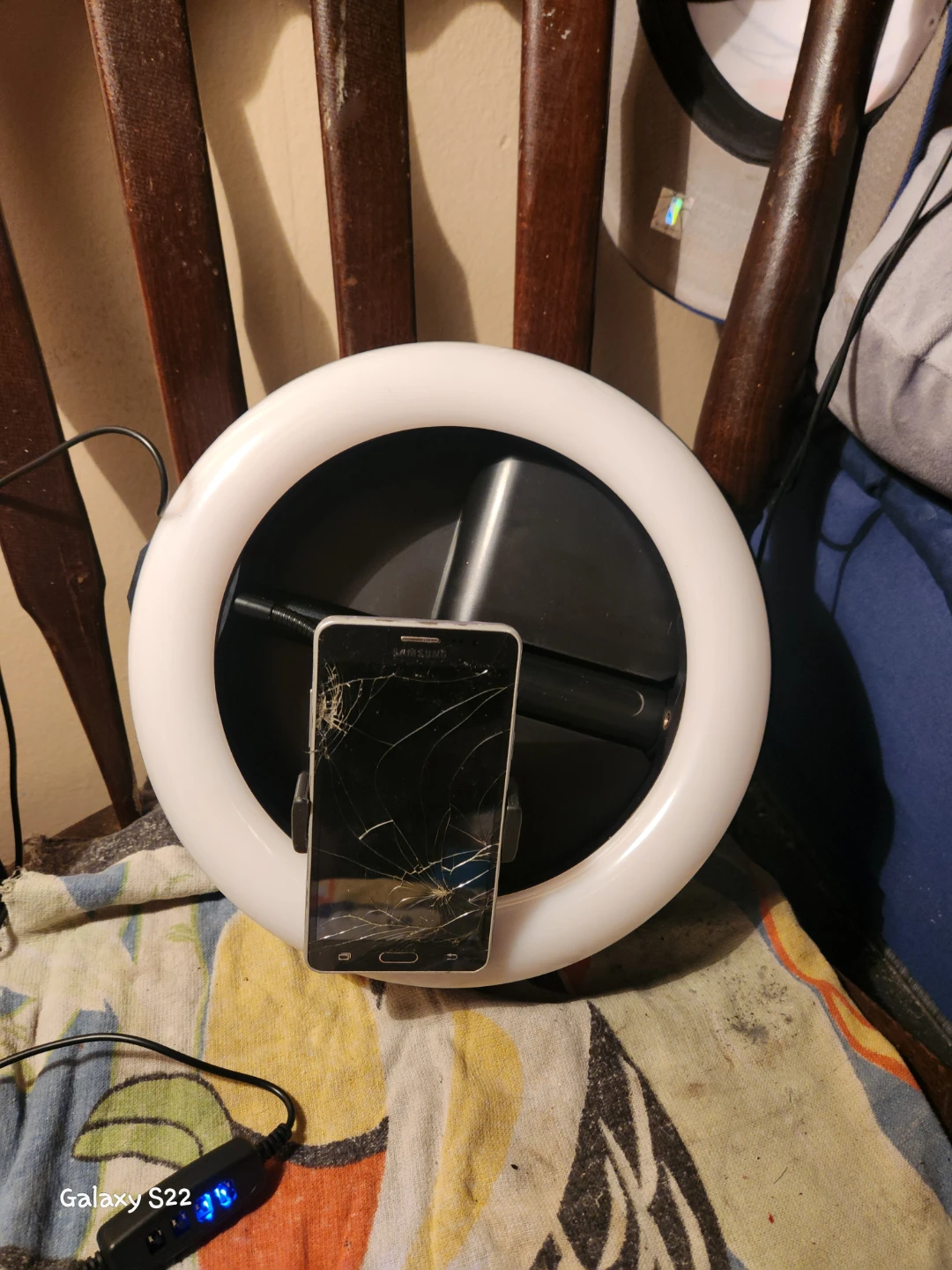 SUNPAK Ring Light with Phone Holder and Bag
