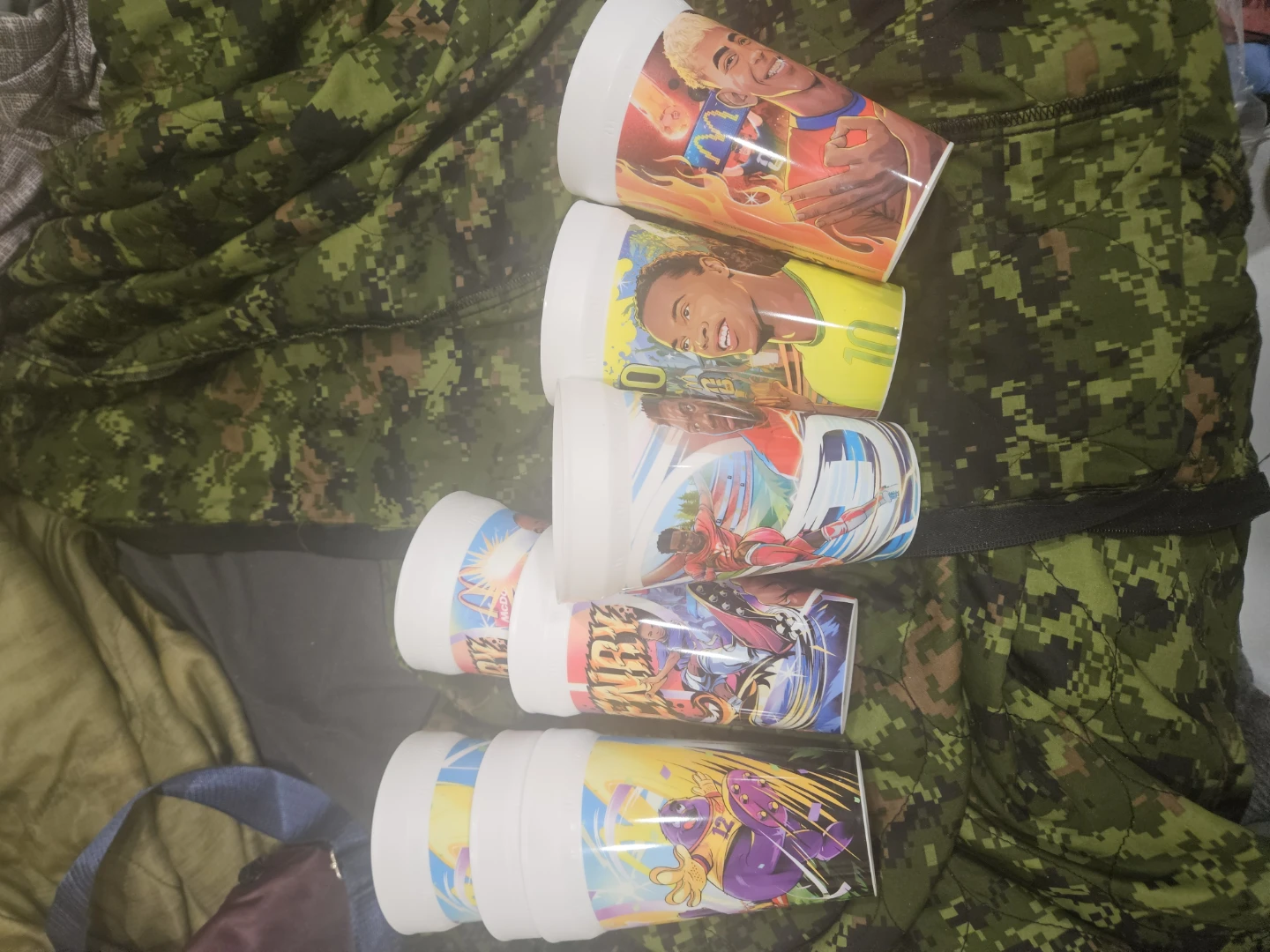 McDonald's FIFA World Cup Plastic Cups Set of 8
