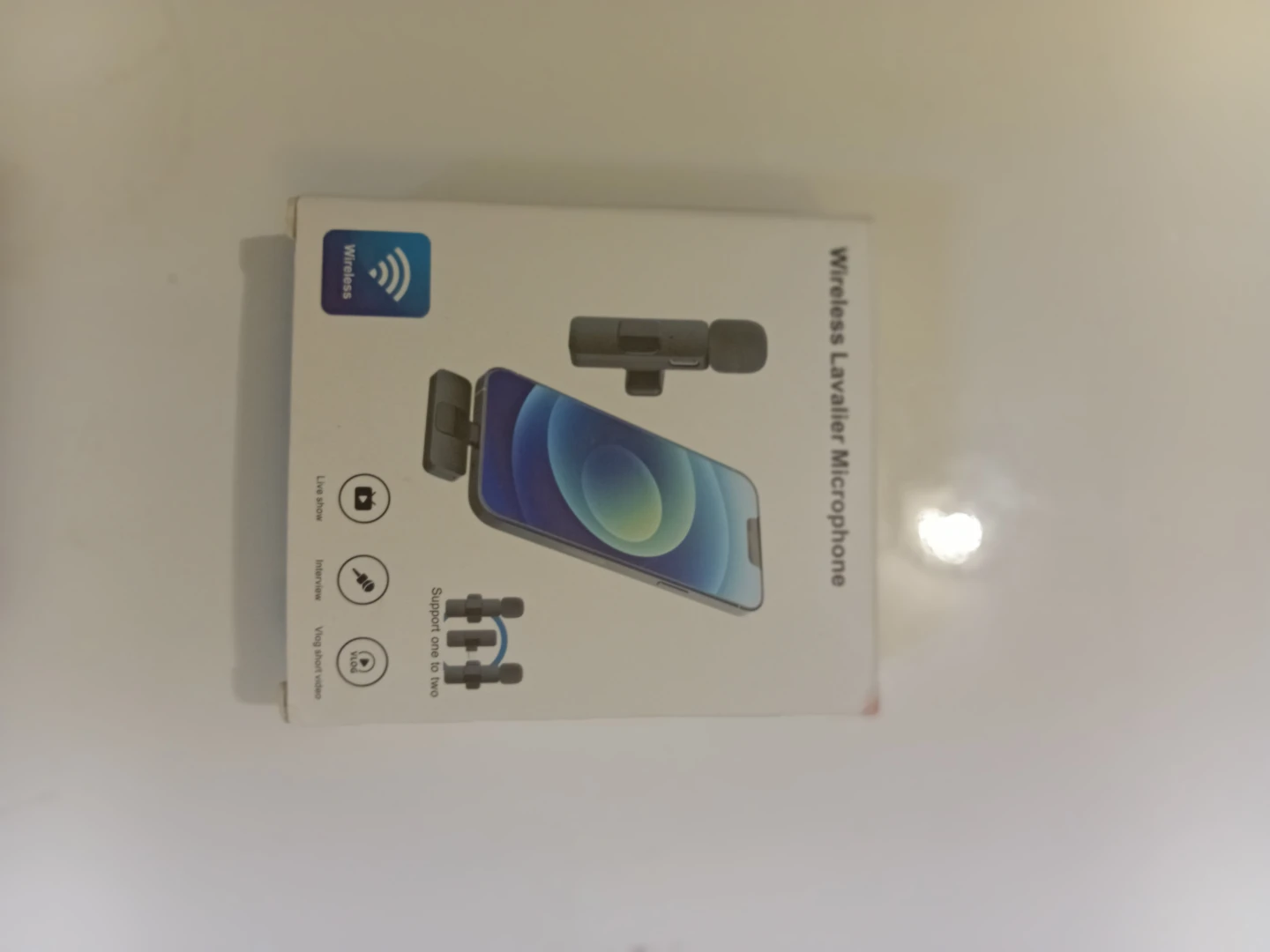 Wireless Lavalier Microphone for iPhone/Type-C