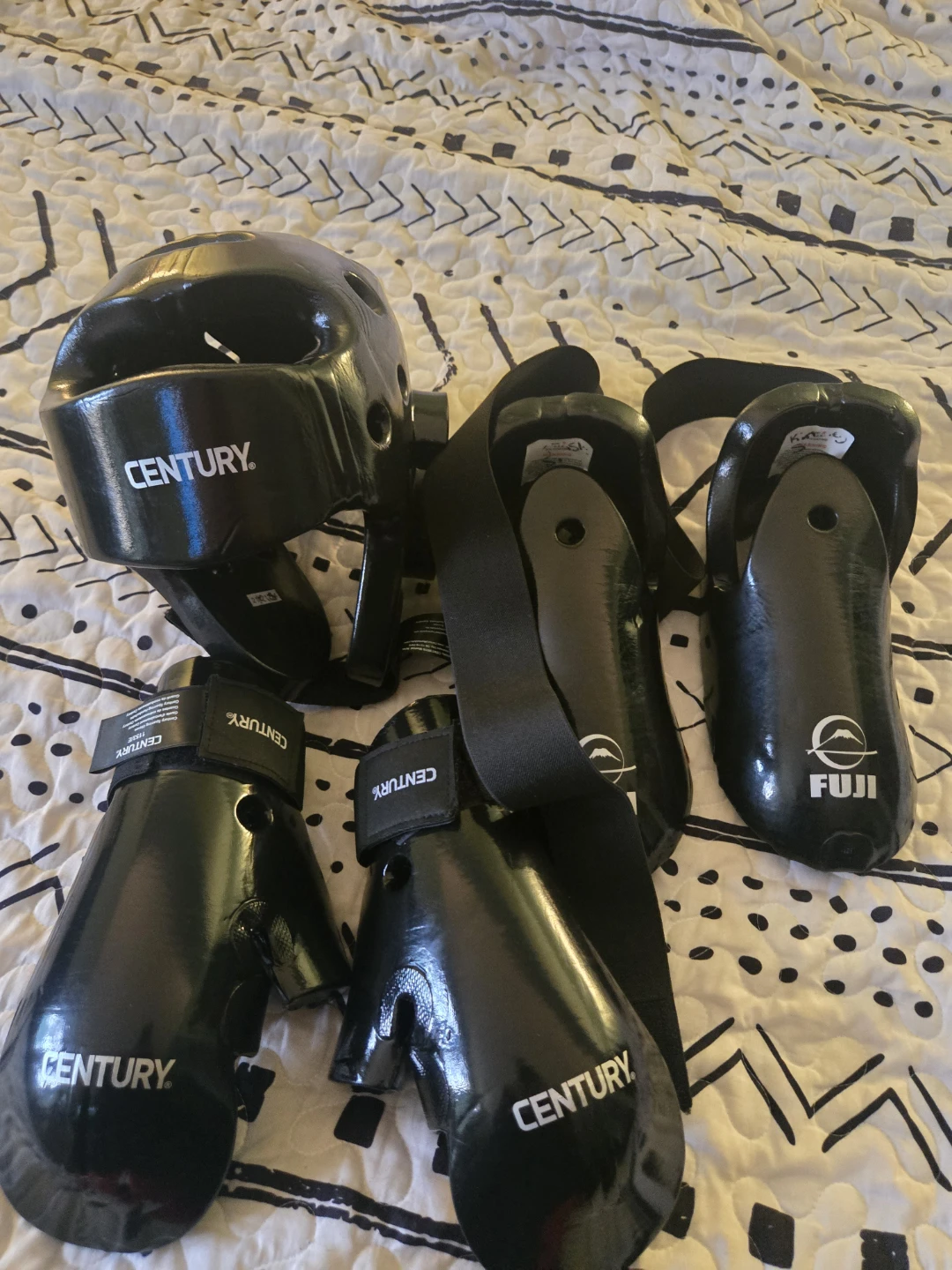 Century Martial Arts Headgear, Gloves, and Foot Gear Set