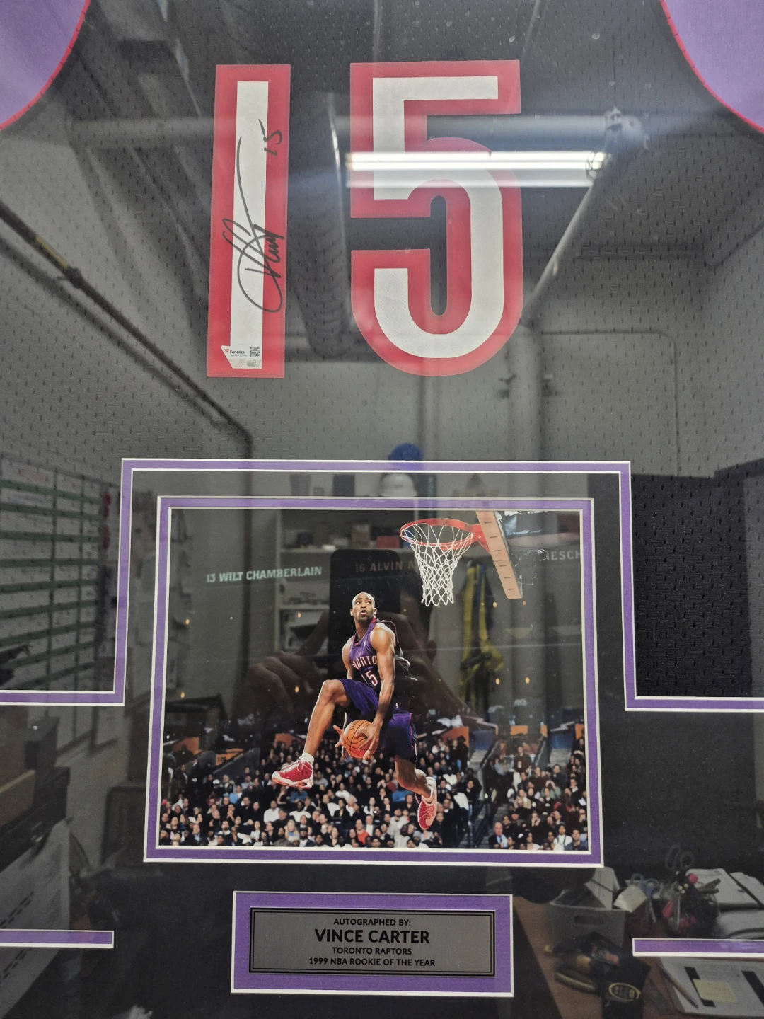 Vince Carter Autographed Toronto Raptors Jersey 15 - photo 2
