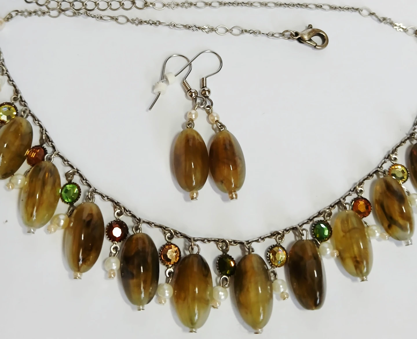 Beaded Necklace and Earring Set - photo 2
