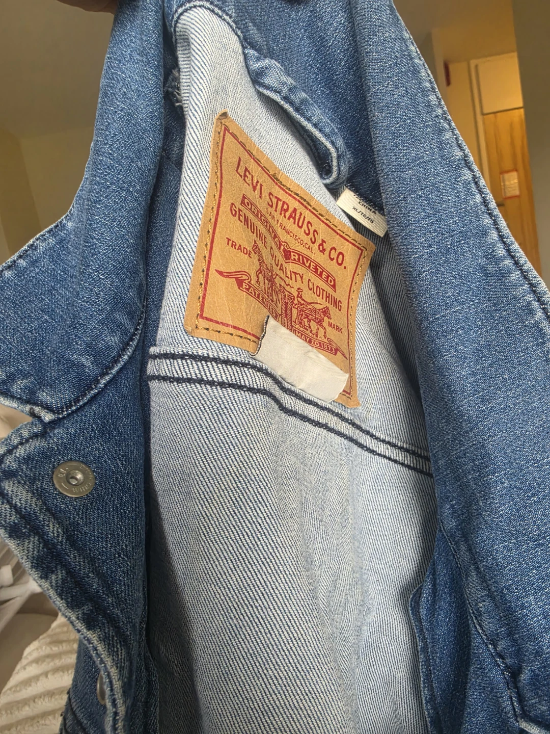 Levi Strauss & Co. Denim Jacket with Logo Sleeves - photo 5