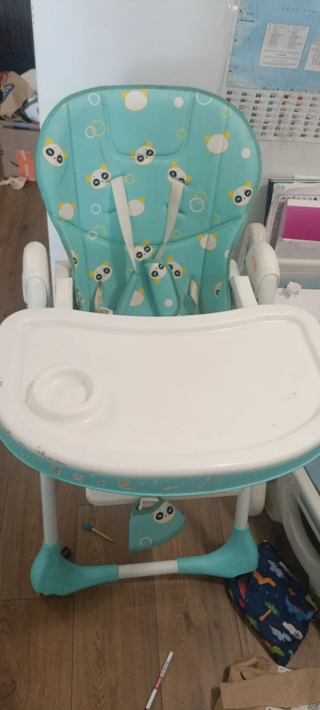 Baby High Chair - Panda Print
