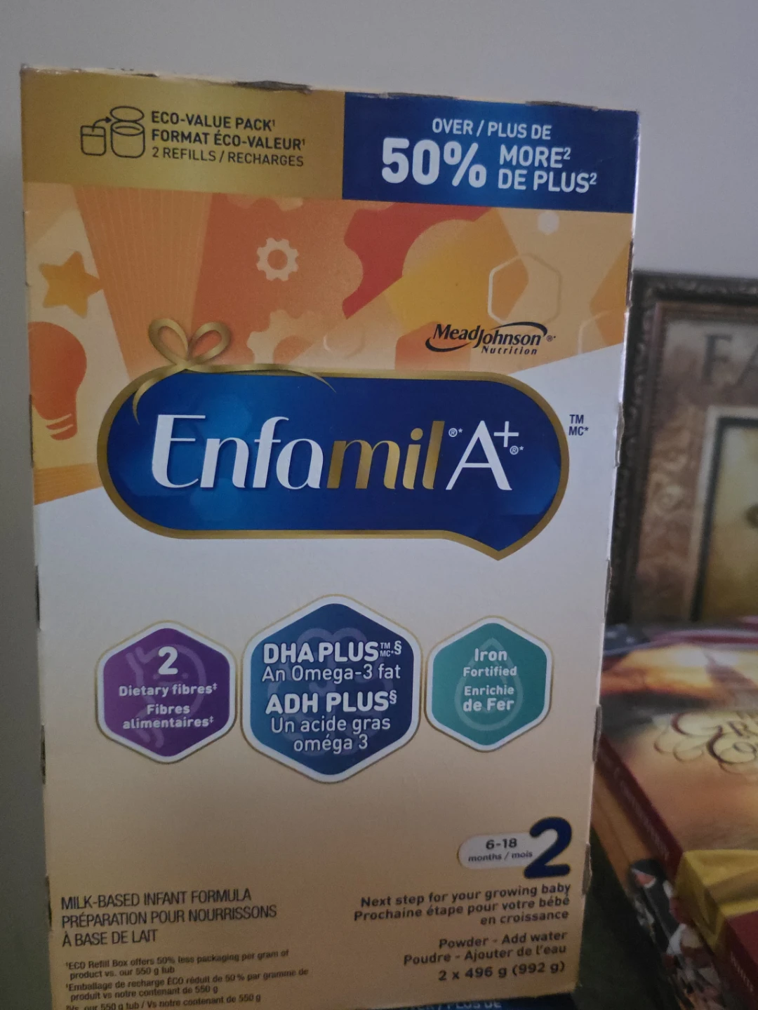 Enfamil A+ 2 Milk-Based Infant Formula Powder