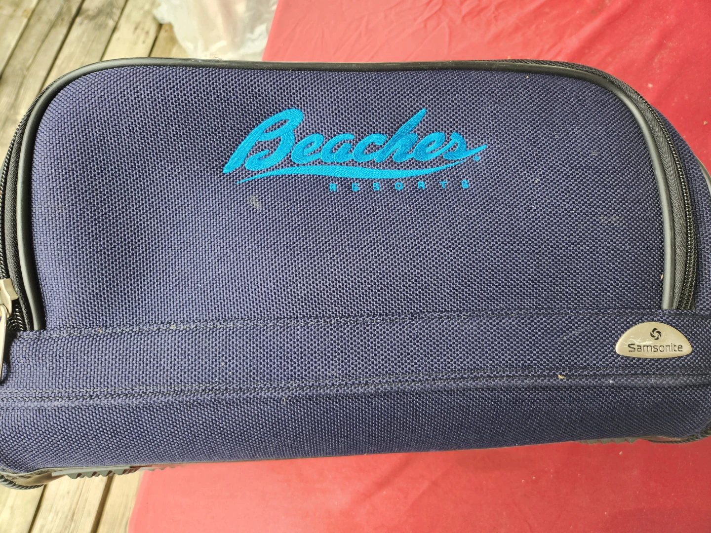 Samsonite Blue Travel Bag with Beaches Resorts Logo - photo 2