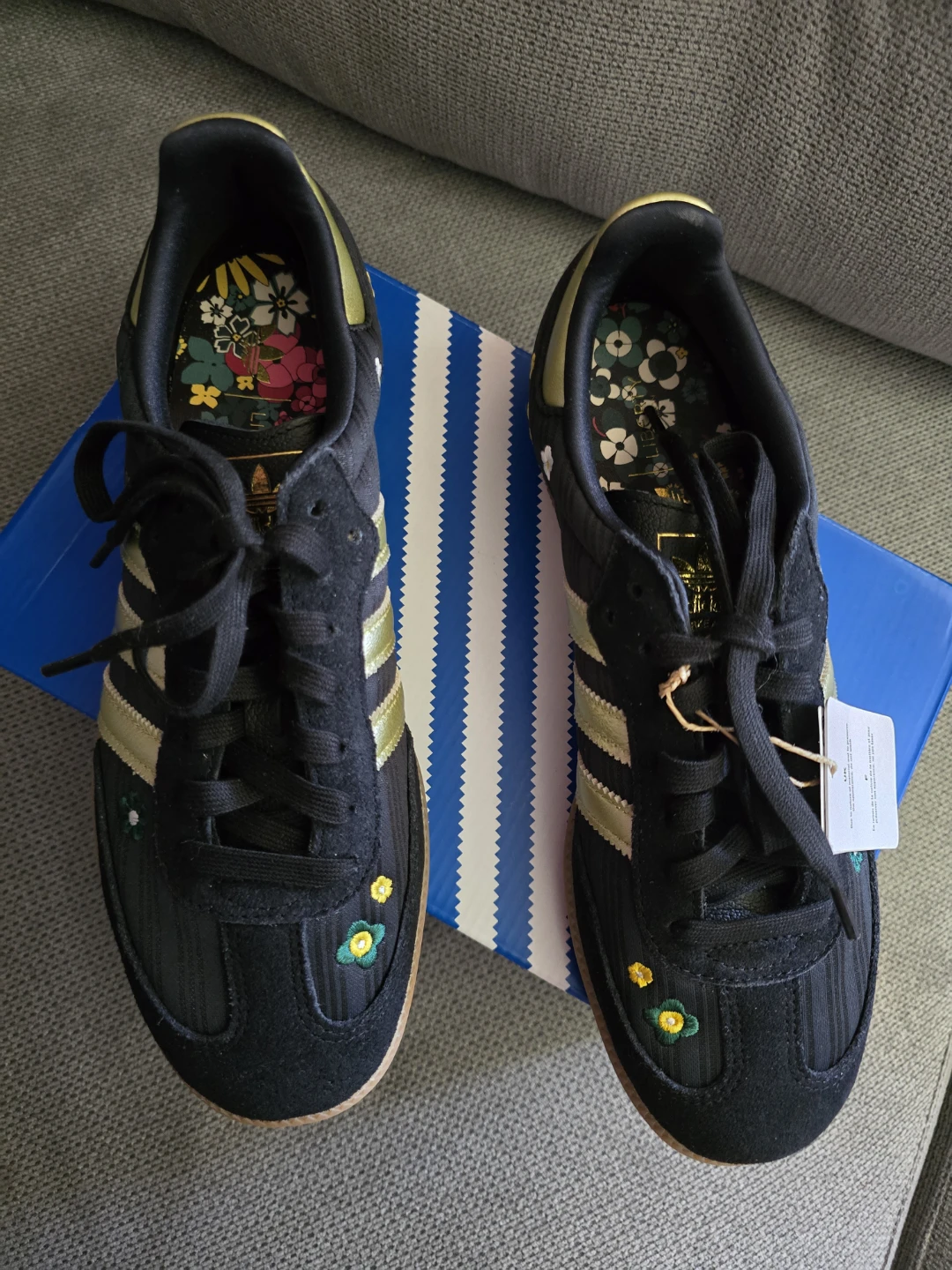 Adidas Samba x Liberty London Floral Sneakers size 10 - photo 4