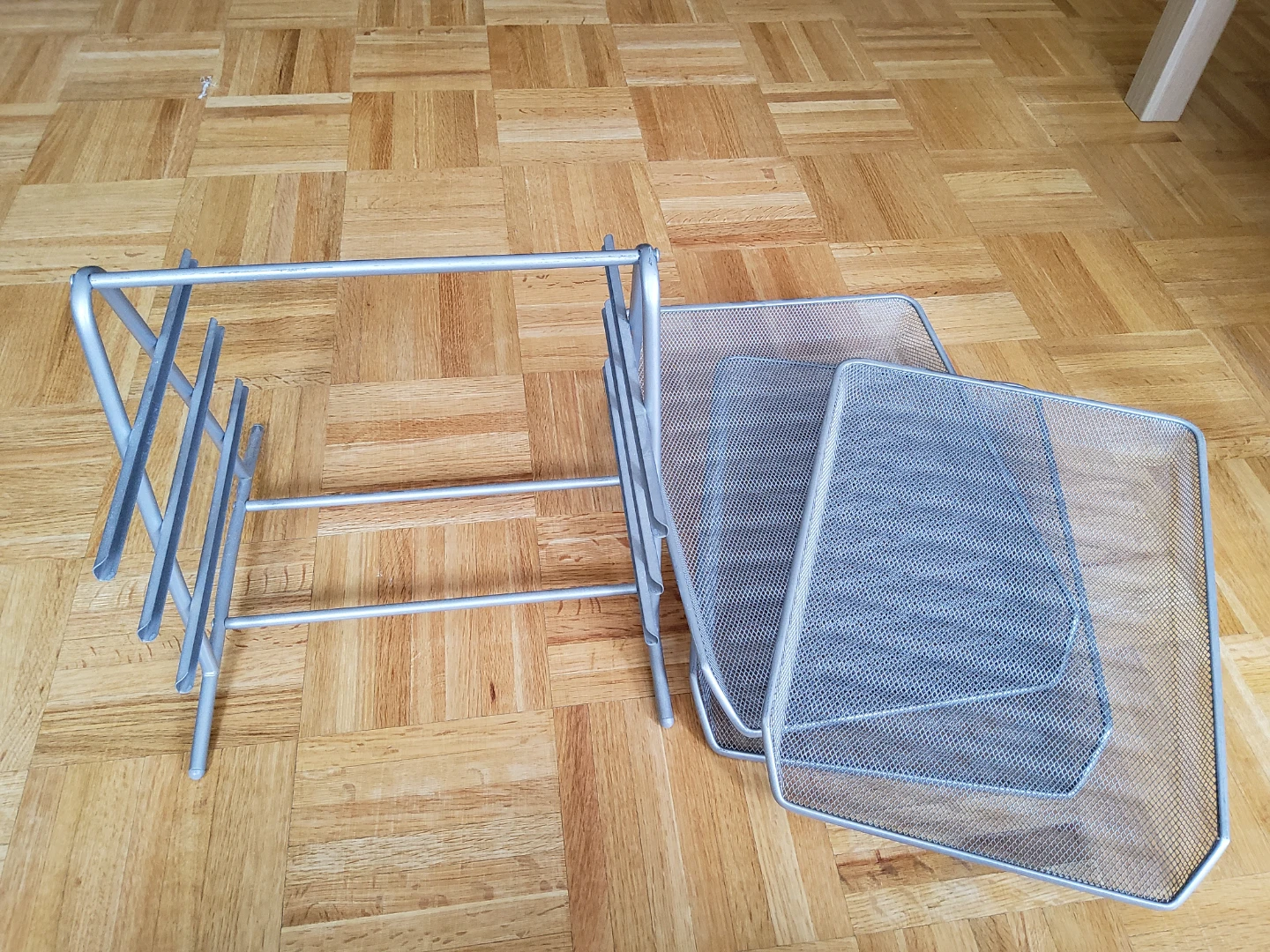 Silver Metal Mesh Letter Sorter - photo 5