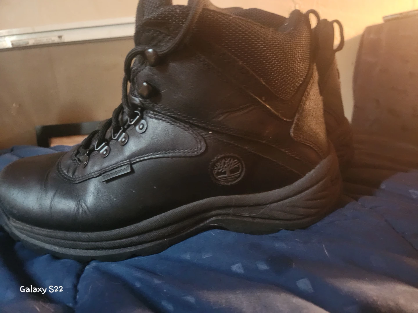 Timberland Black Leather Work Boots - photo 2