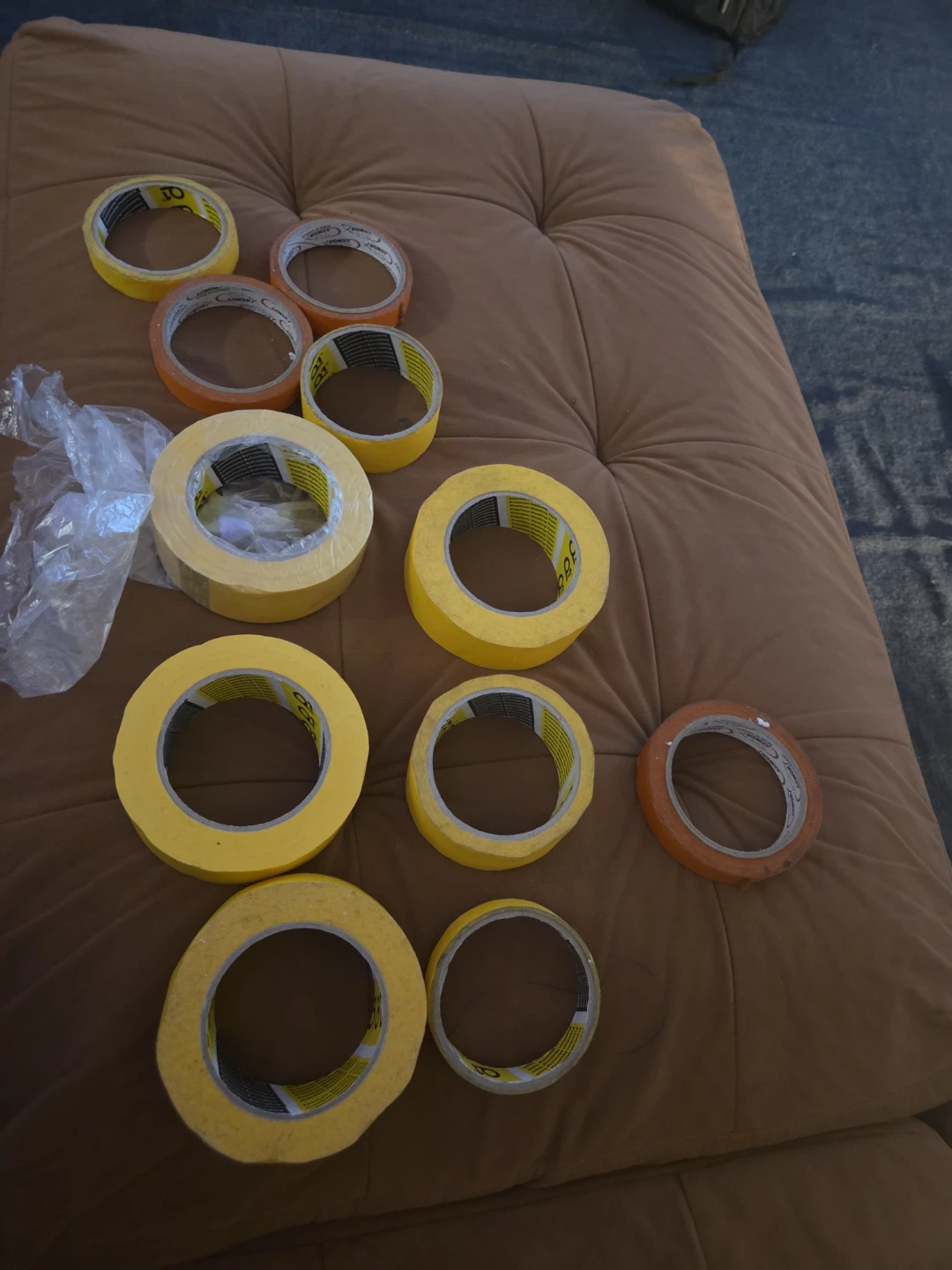 Assorted Masking Tape Rolls for auto body for lot