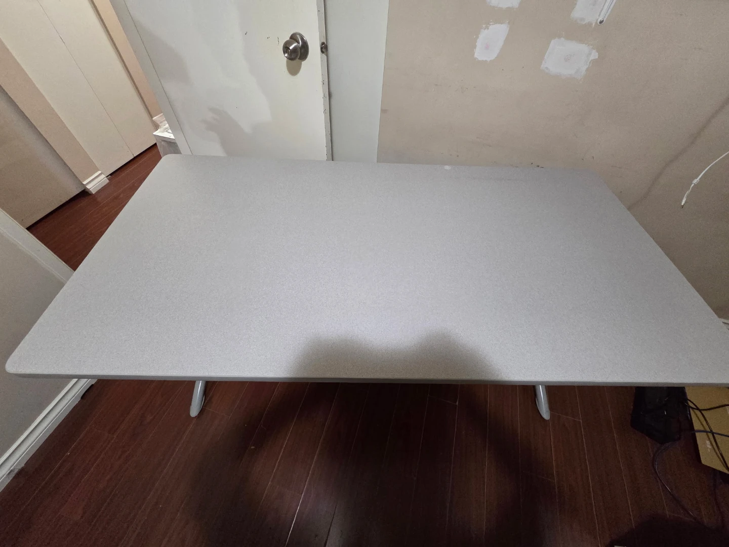 Grey Rectangular Office Desk - photo 4