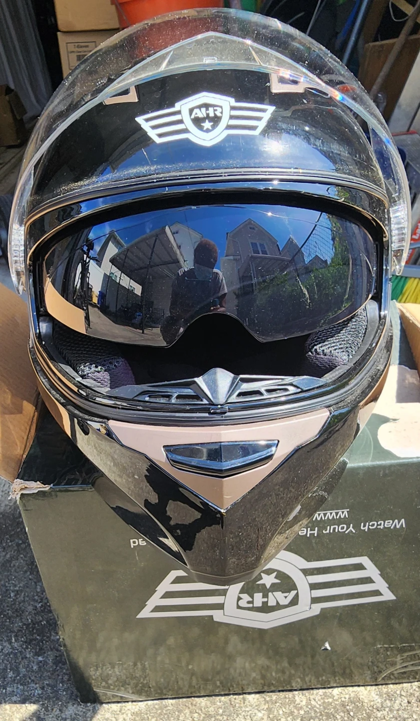 AHR Motorcycle Helmet with Dual Visor - photo 3