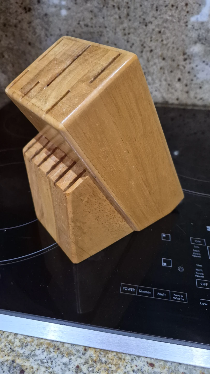 Wooden Knife Block Holder