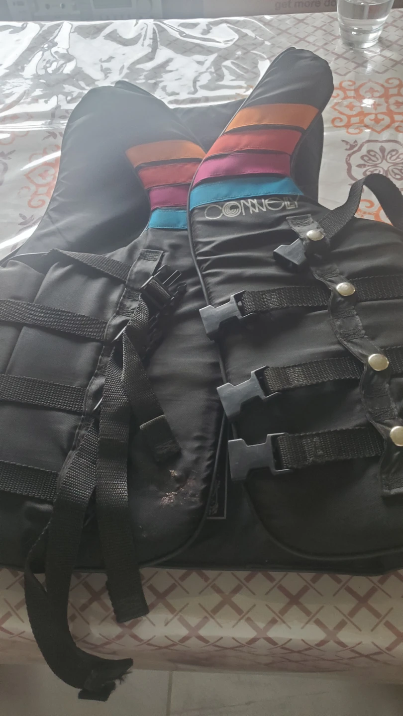 4lifejackets 1 wet suit and a jacket