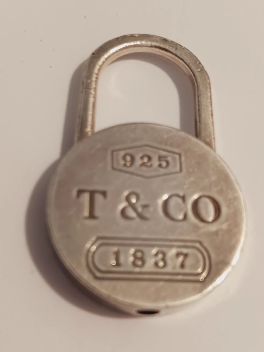 Tiffany & Co. Sterling Silver 925 Large Padlock Pendant - photo 4