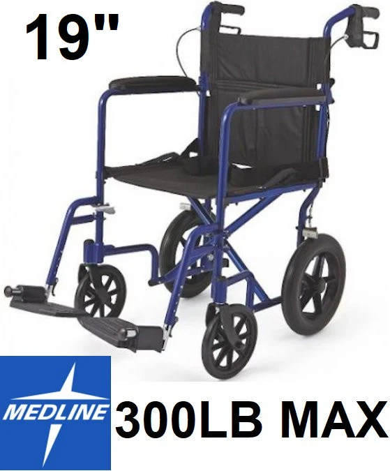 Medline 19 inch Transport Chair