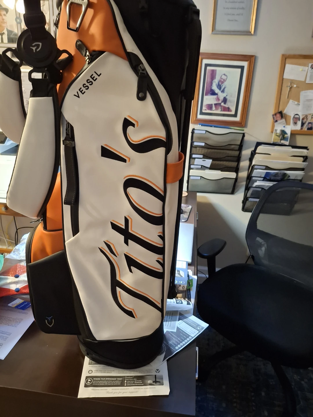 Vessel x Tito's Handmade Vodka Golf Bag - photo 4