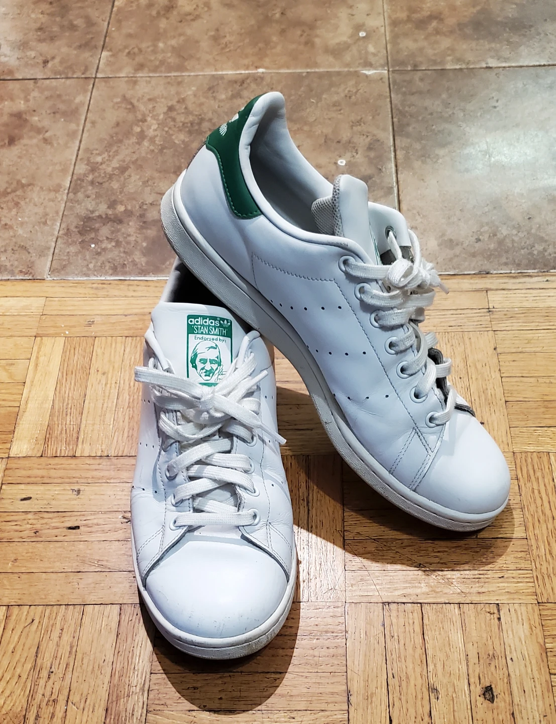 Men's Adidas Stan Smith Sneakers Shoes Size 10.5 - photo 2