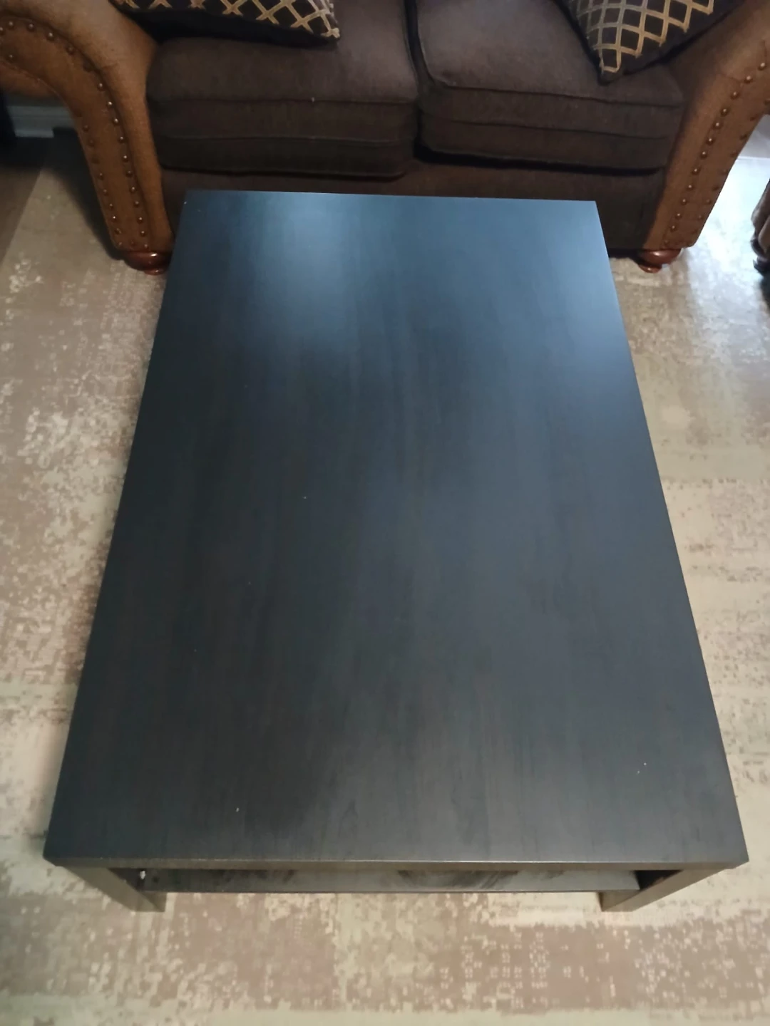Black Coffee Table with side stools - photo 2
