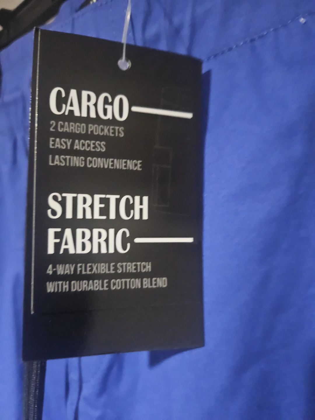 Blu Rock Blue Cargo Stretch Pants Size 34 - photo 4