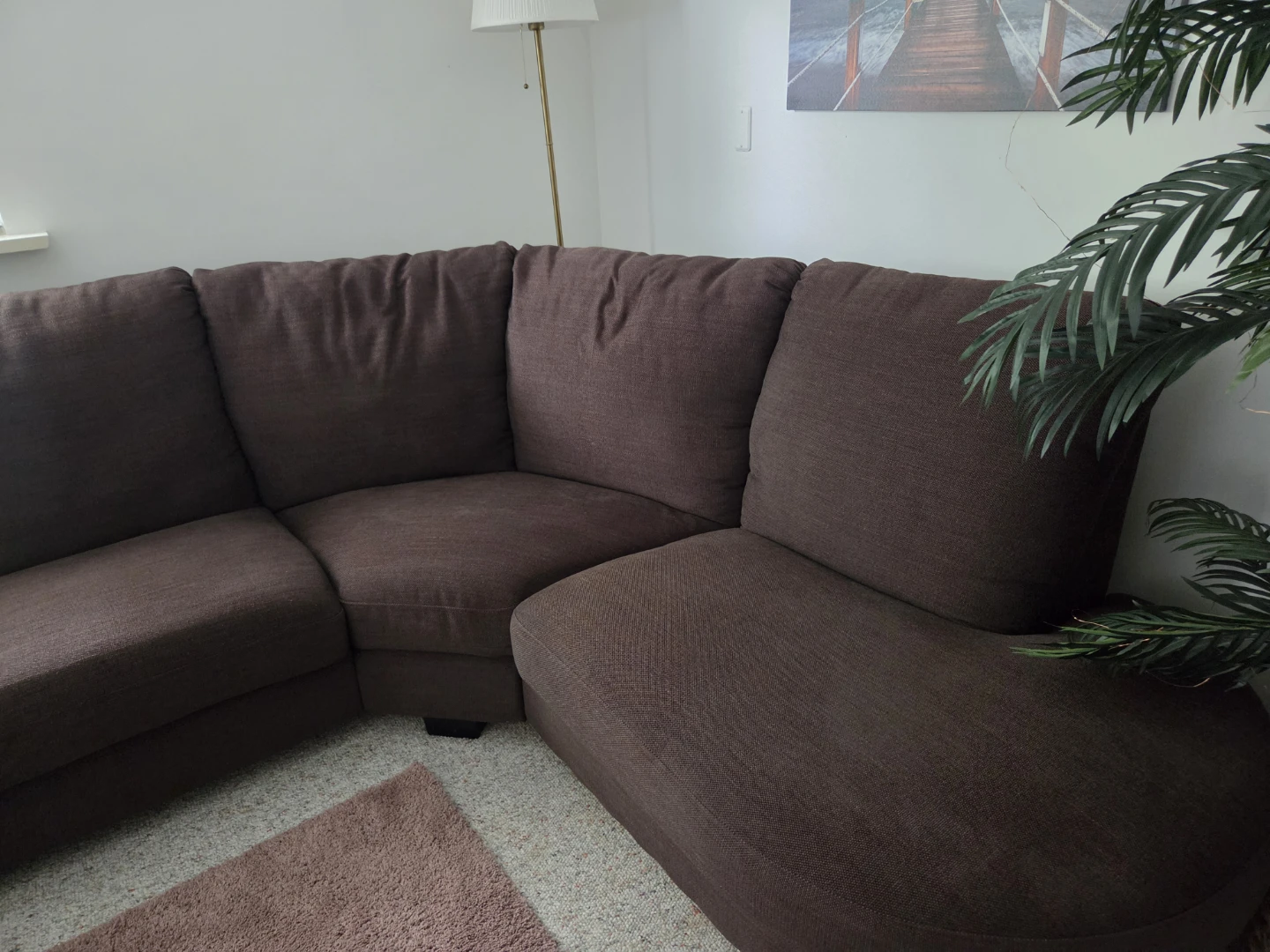 Ikea Brown Sectional Sofa - photo 2
