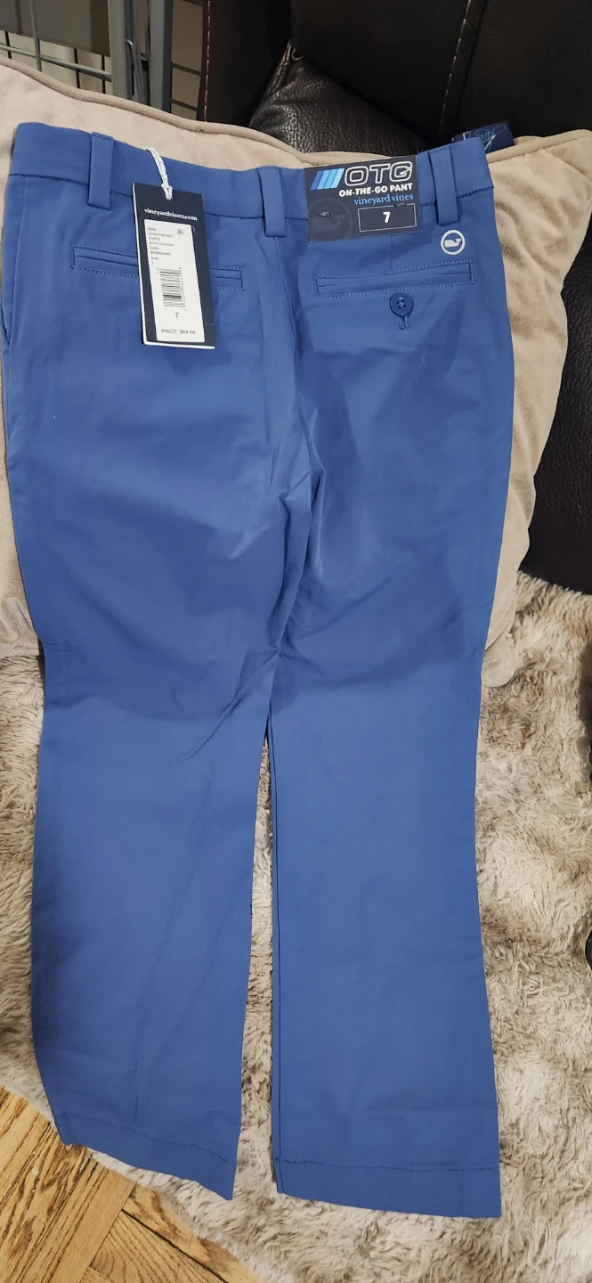 Vineyard Vines Boys OTG Pants Moonshine Size 7 - photo 2