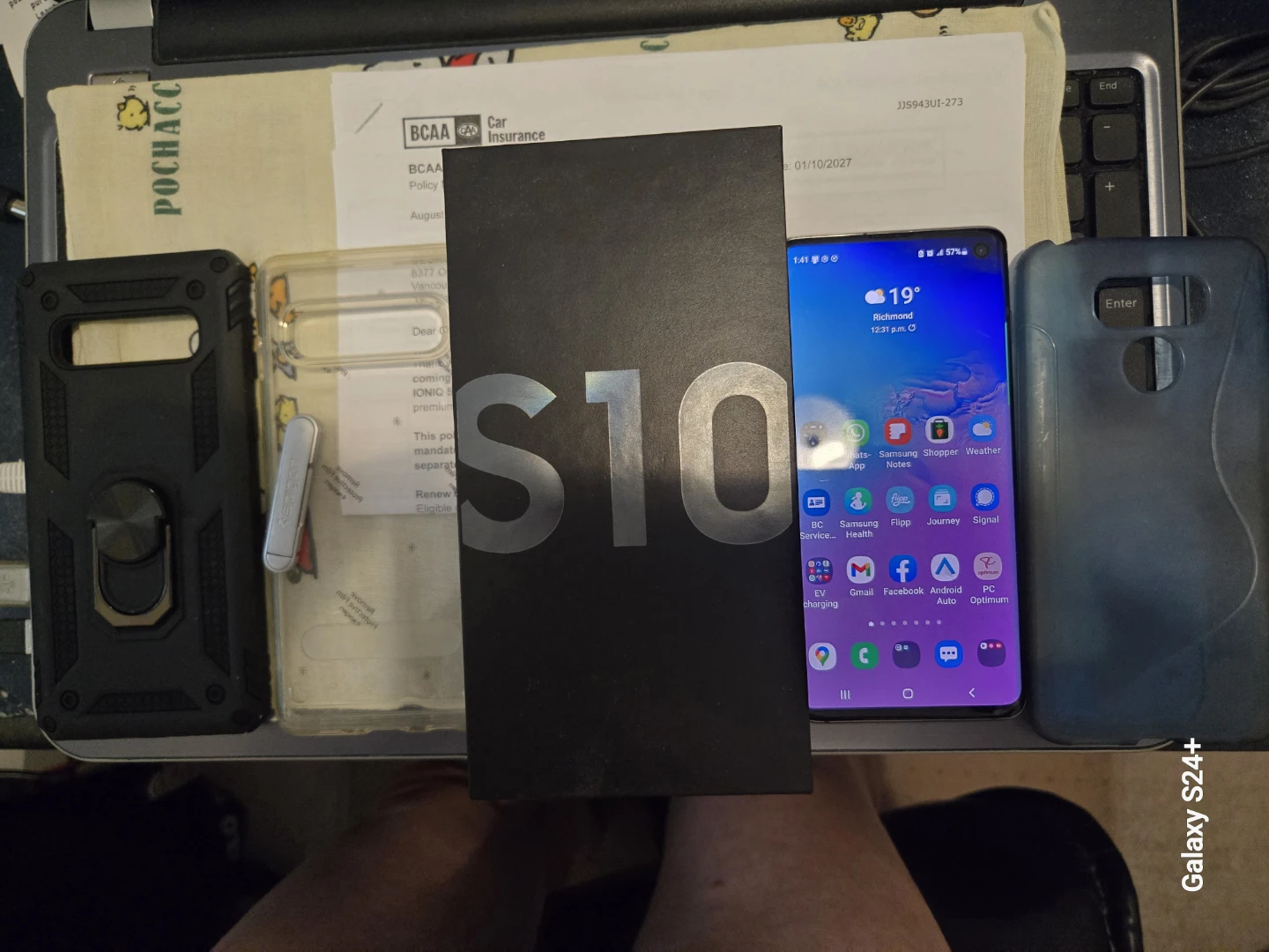 Samsung Galaxy S10+ Prism Black Smartphone - photo 3