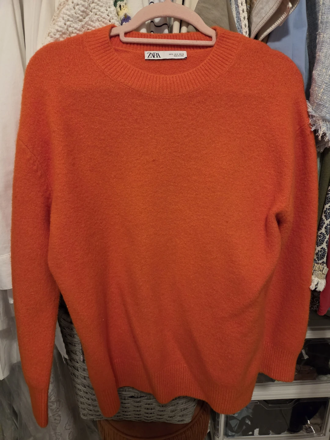 Zara Orange Sweater