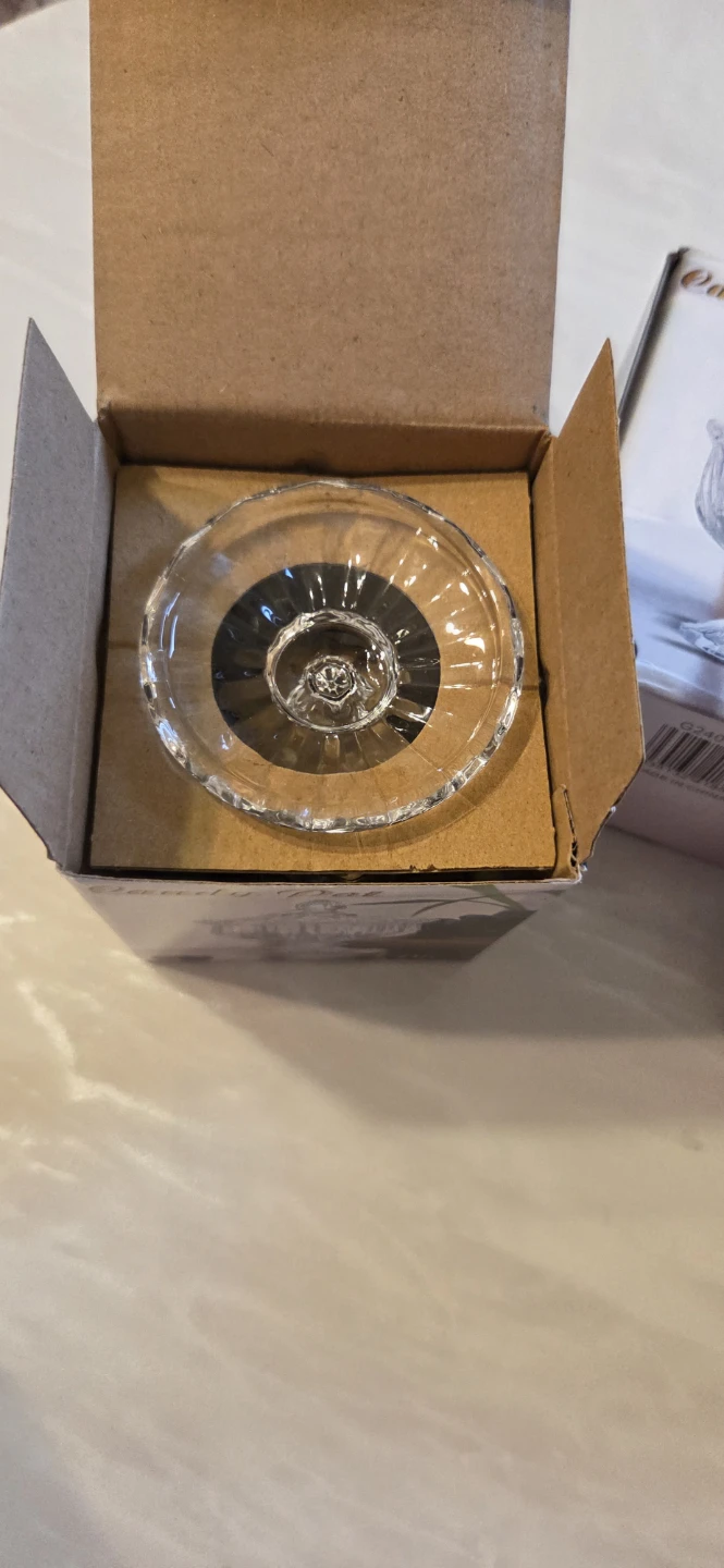 Crystal Candy Pot with Lid $10 each - photo 2