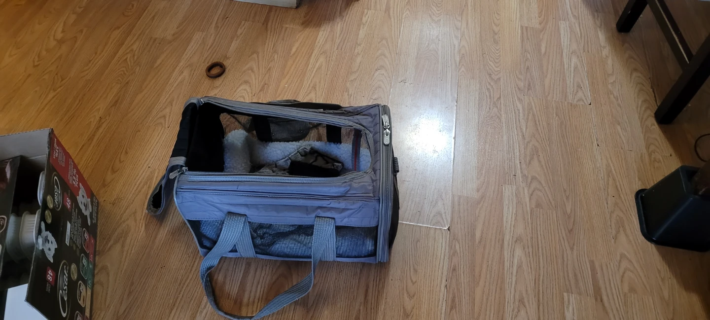black Sherpa pet carrier