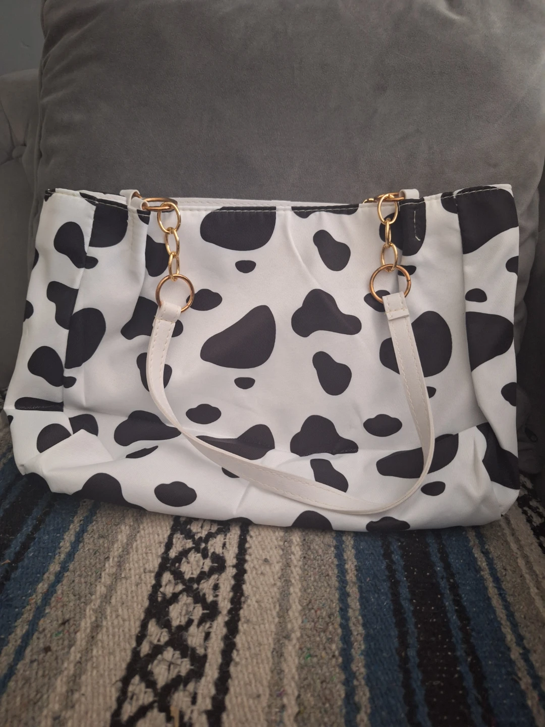 CANRESS & HENA Fashion Cow Print Tote Bag - photo 2