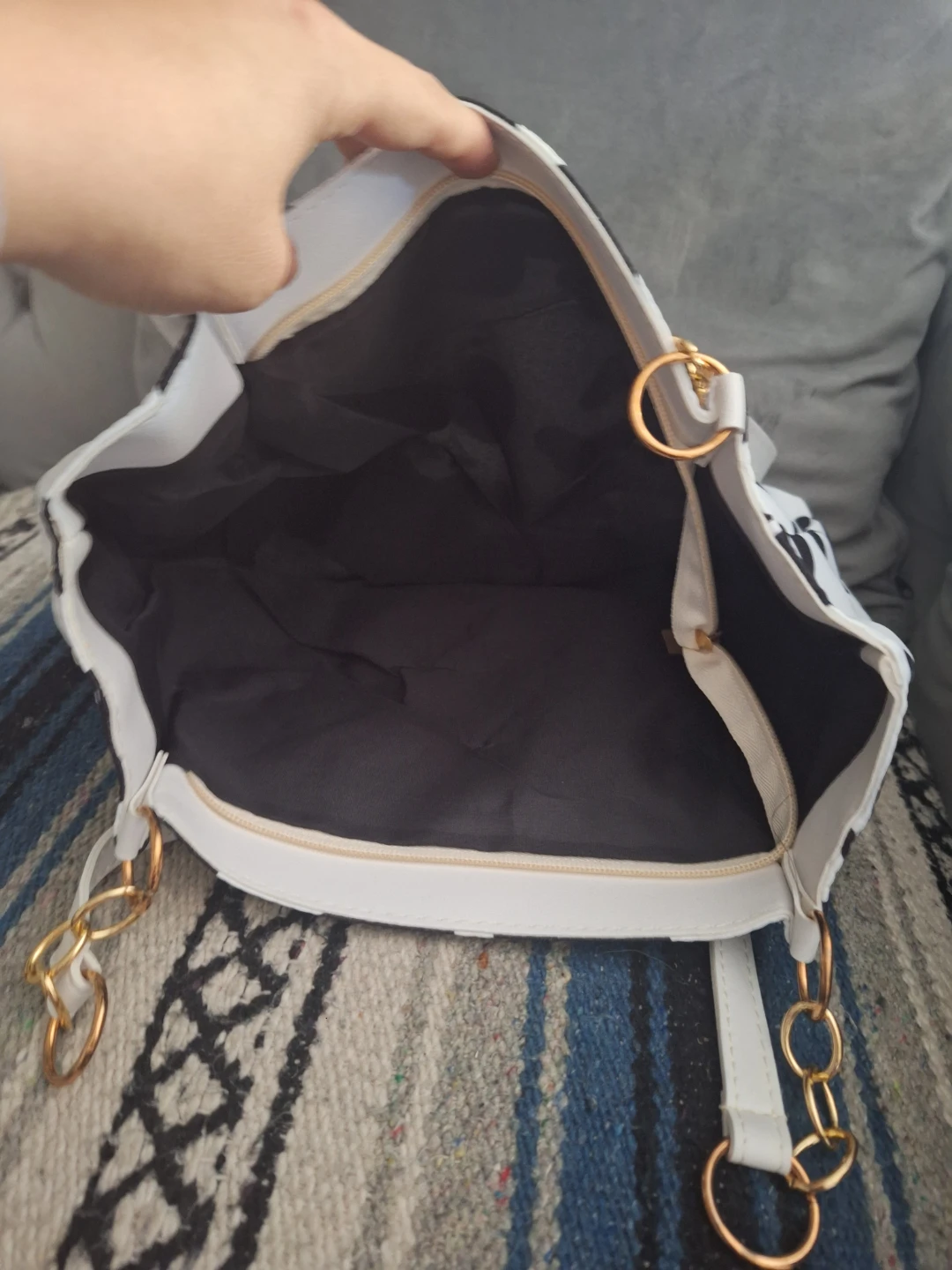 CANRESS & HENA Fashion Cow Print Tote Bag - photo 3