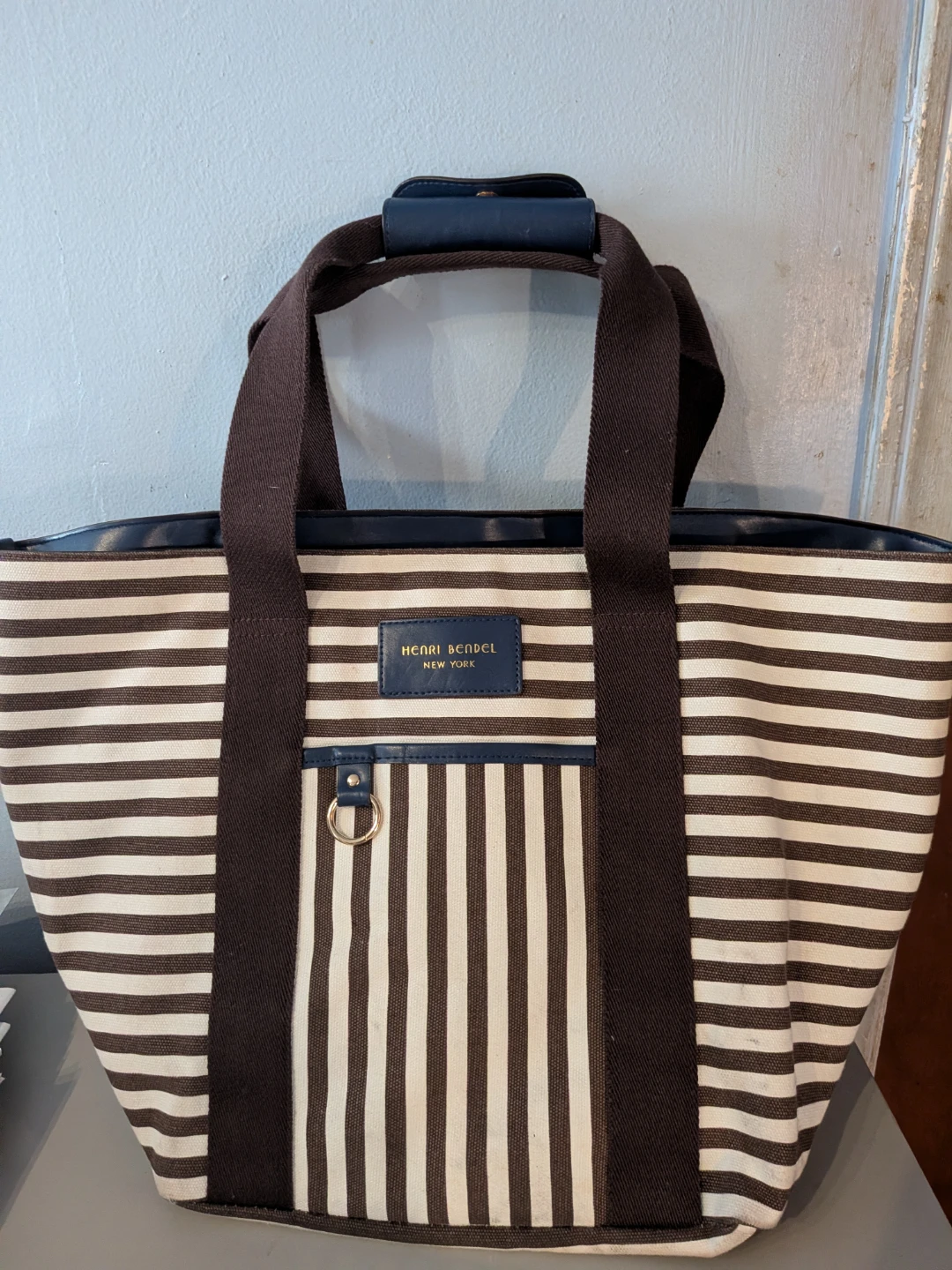 Henri Bendel Striped Tote Bag