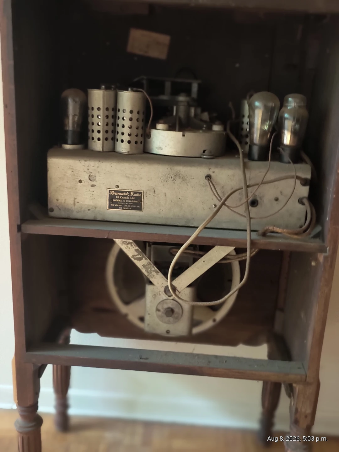Brunswick Radio of Canada Ltd. Model E Chassis Radio - photo 5
