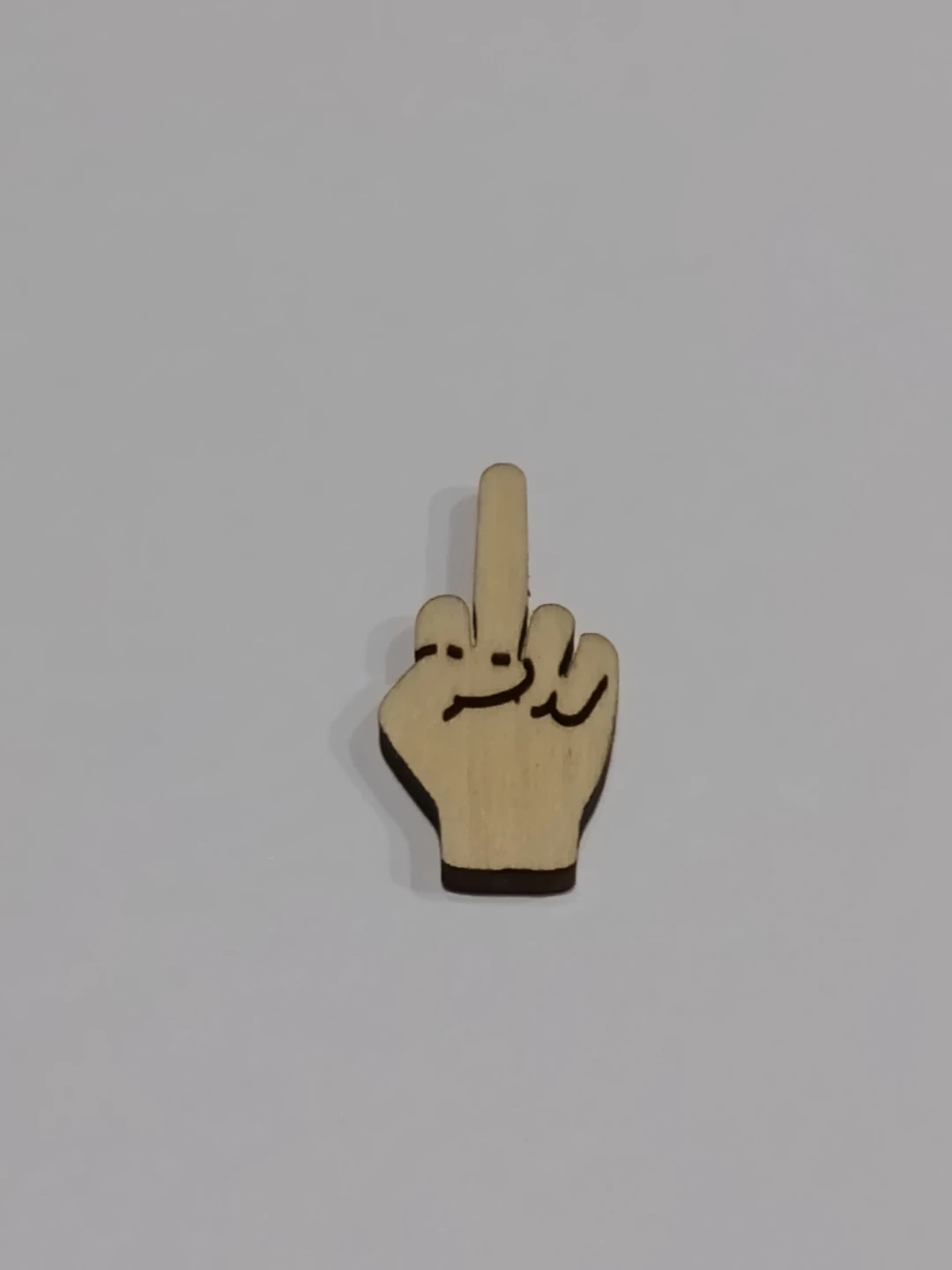 Wooden Middle Finger & Pointing Finger Charms 100 pack - photo 2