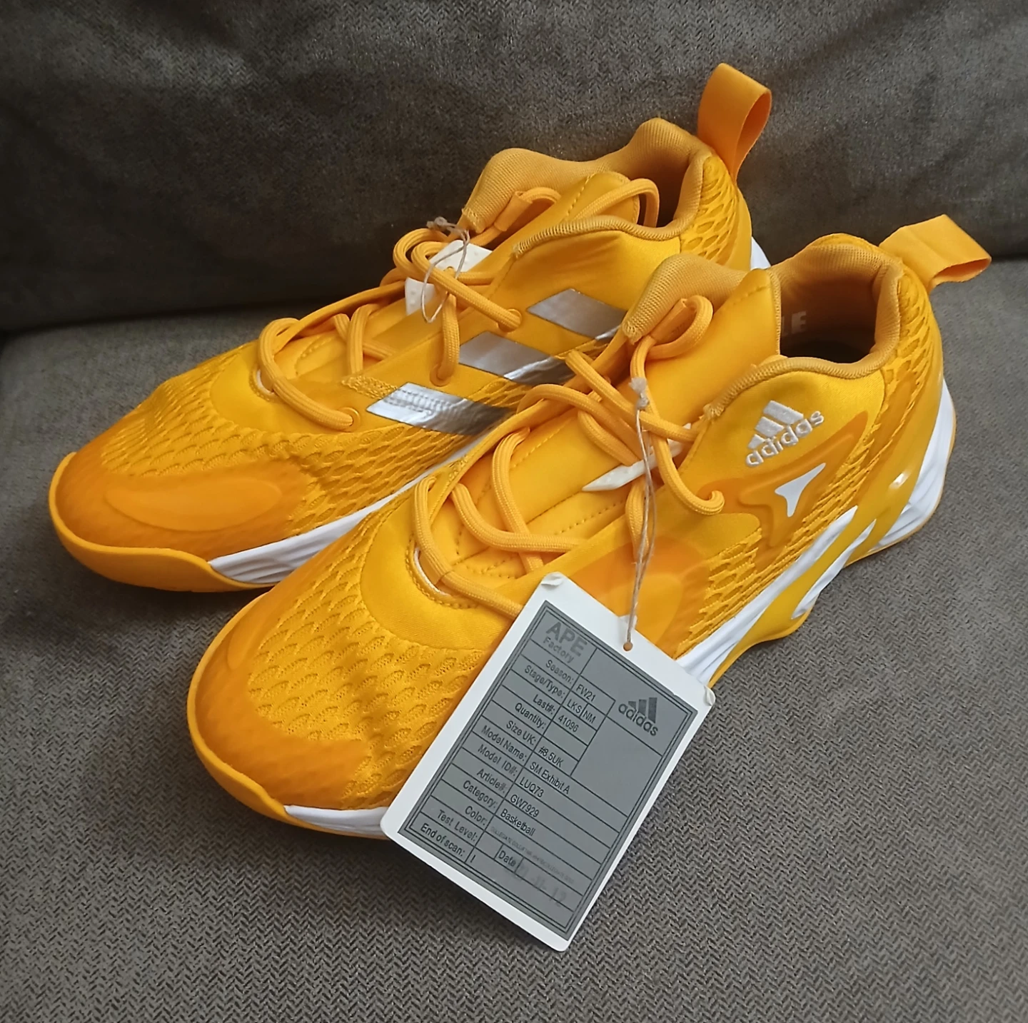 Adidas Basketball Shoes - Men's Size 9