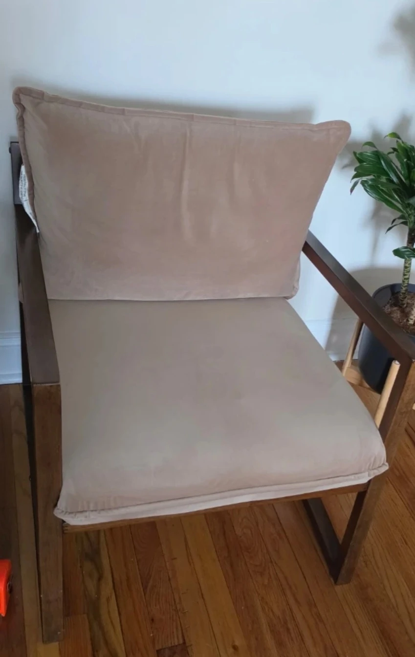 Accent Chair with Velvet Cushions - photo 2