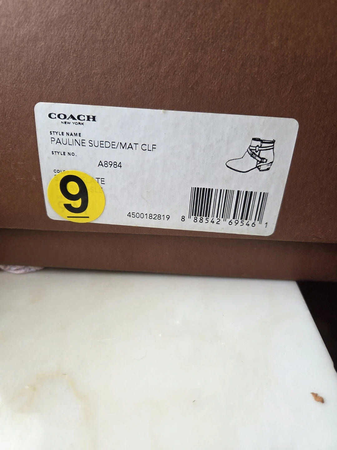 Coach Pauline Suede Ankle Boots Size 9 - photo 2