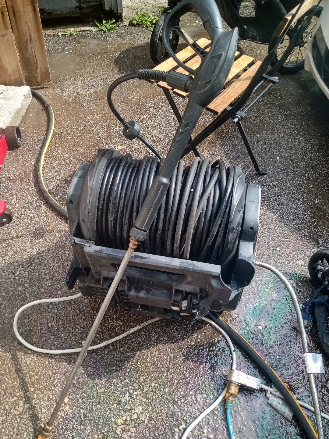 Giraffe Tools electric pressure washer with hose reel - photo 2