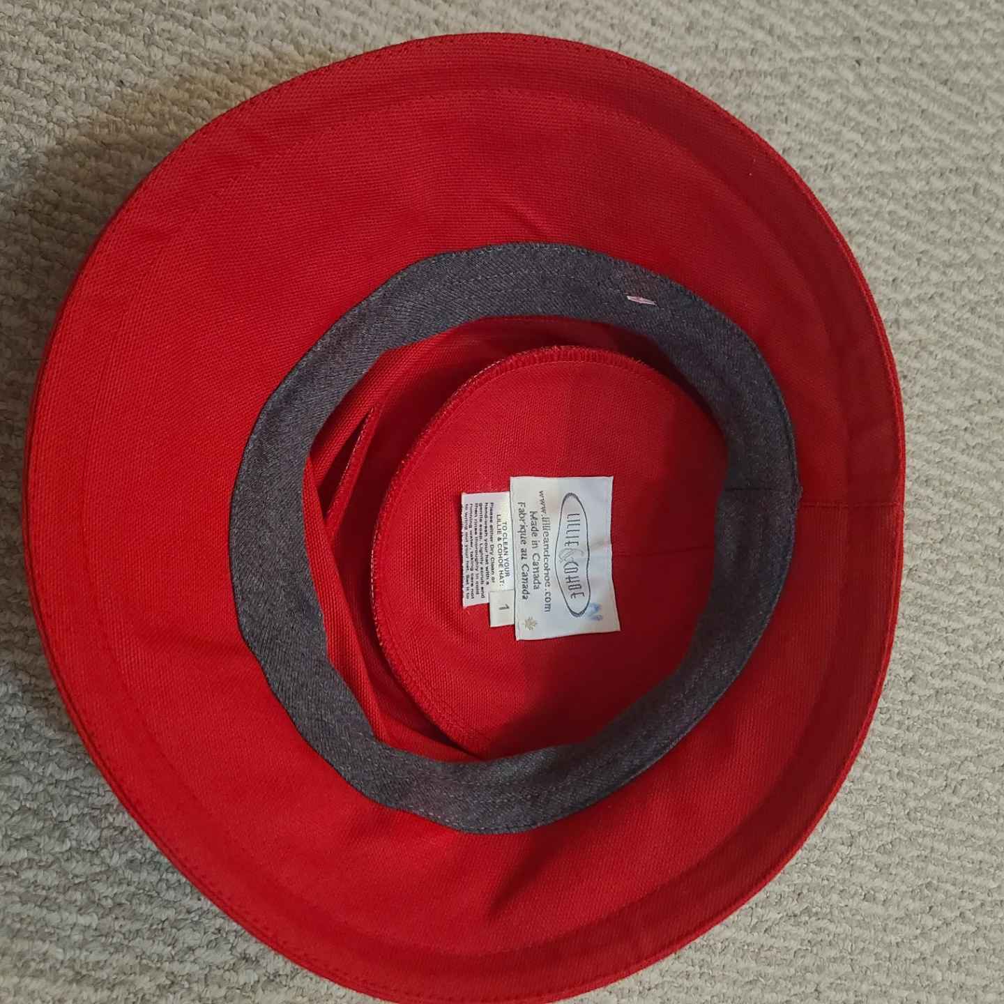 Lillie & Cohoe red bucket hat - photo 5