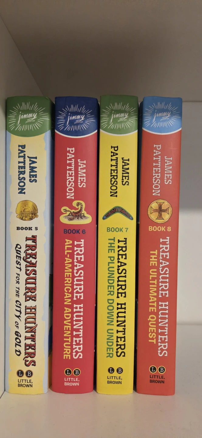 James Patterson Treasure Hunters Books 5-8