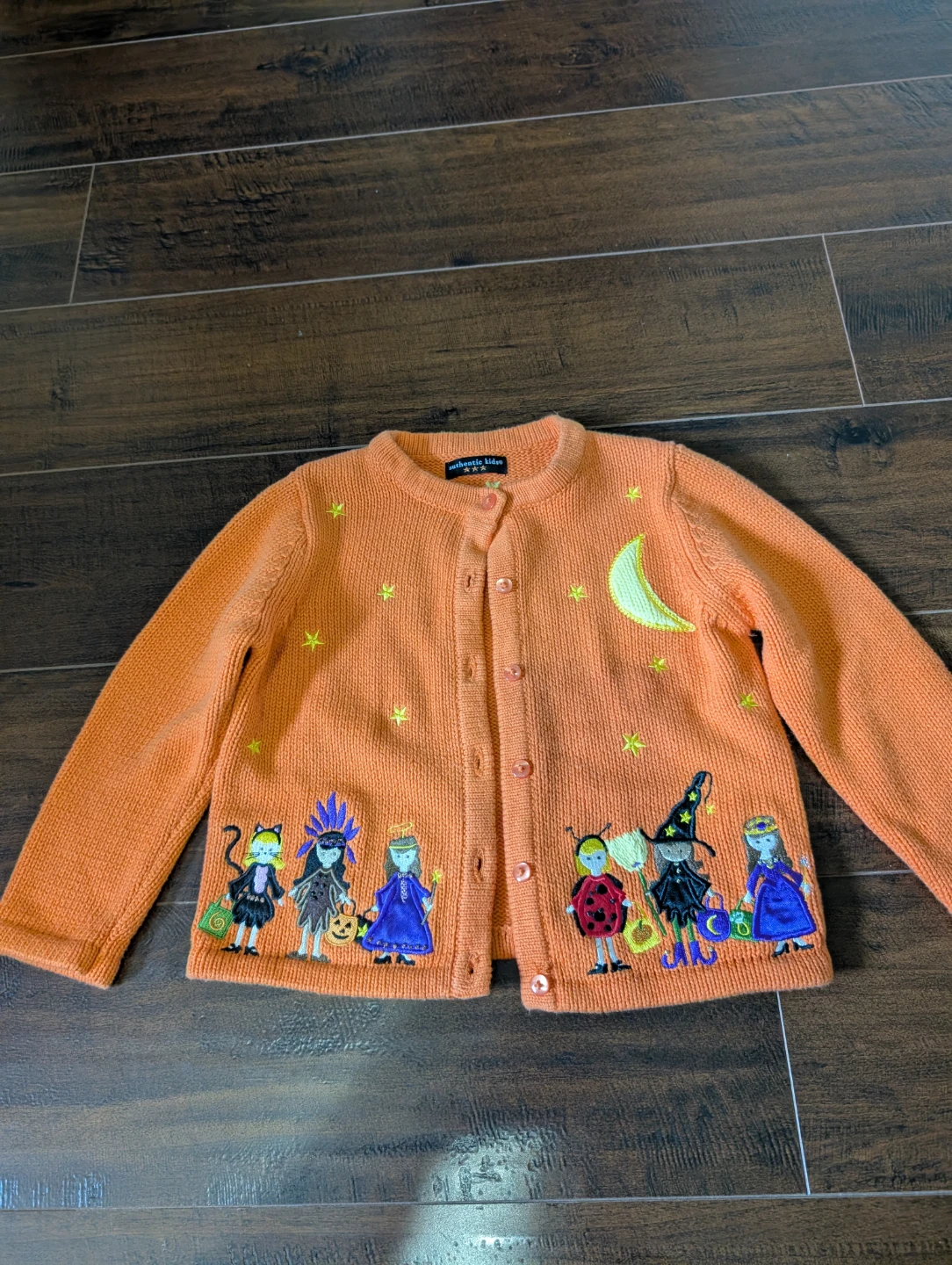 Children's Halloween Cardigan Size 3T