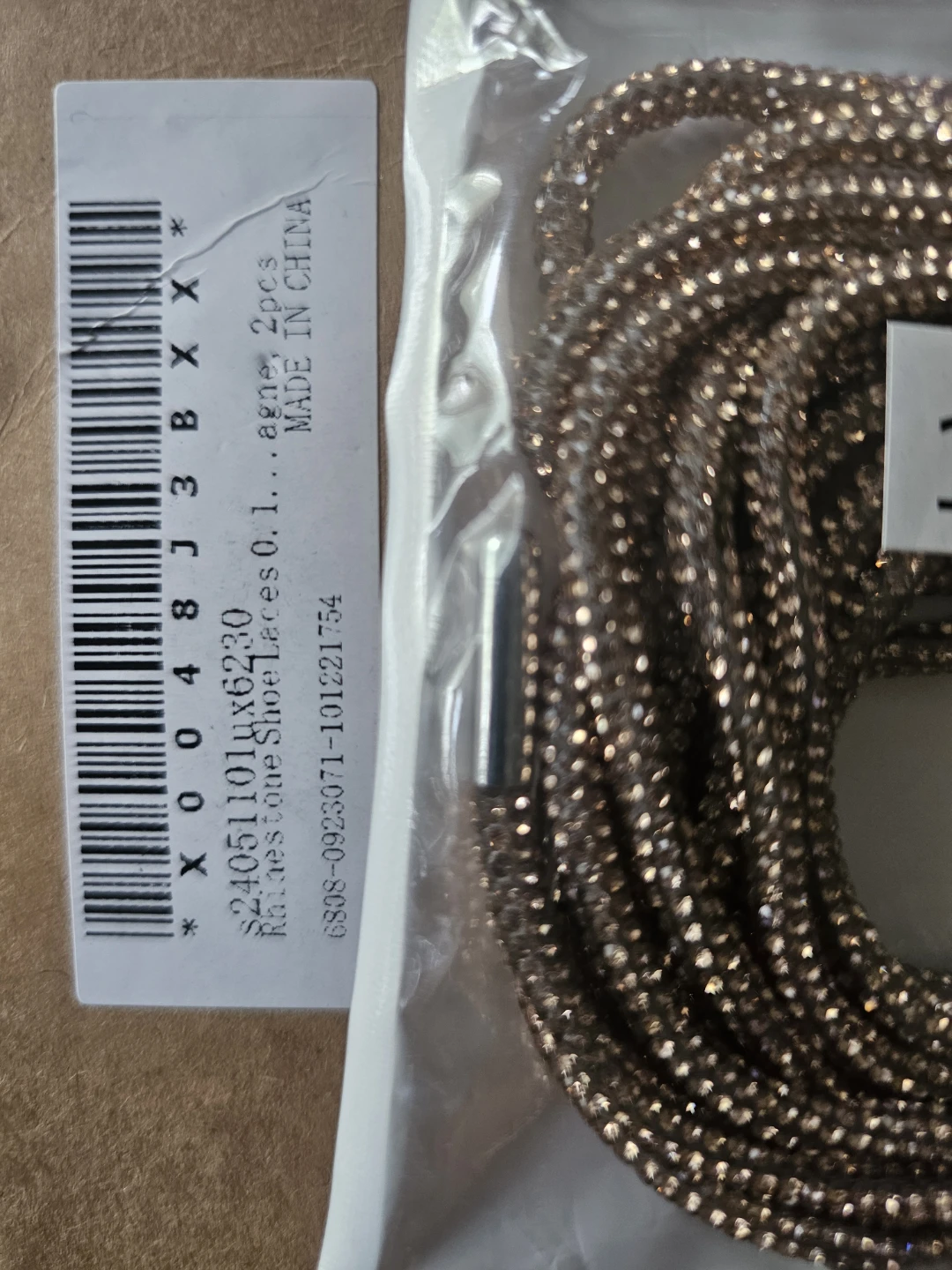 Rhinestone Shoelaces 120cm