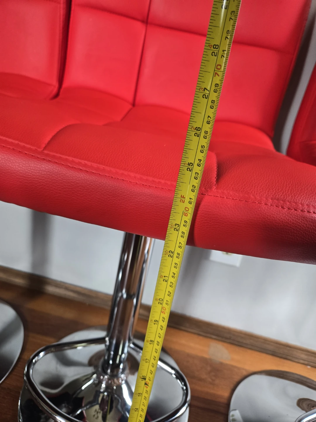 Red Bar Stools (Set of 3) - photo 4