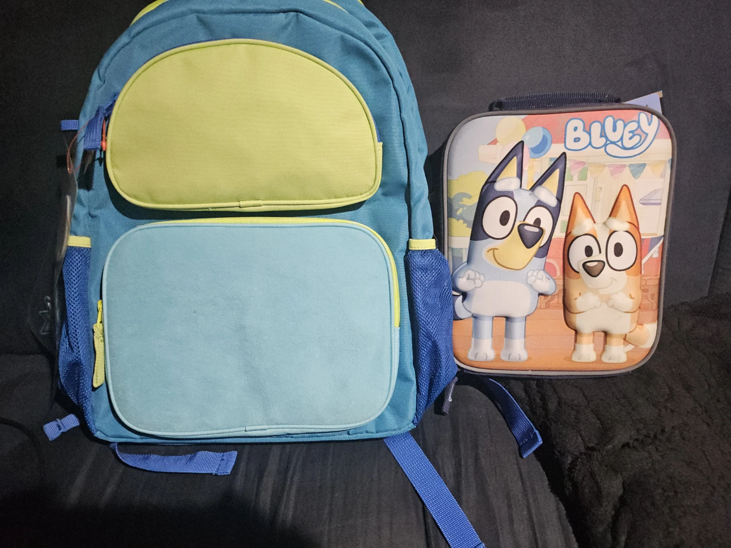Cat & Jack Bluey Backpack and Lunch Bag Set