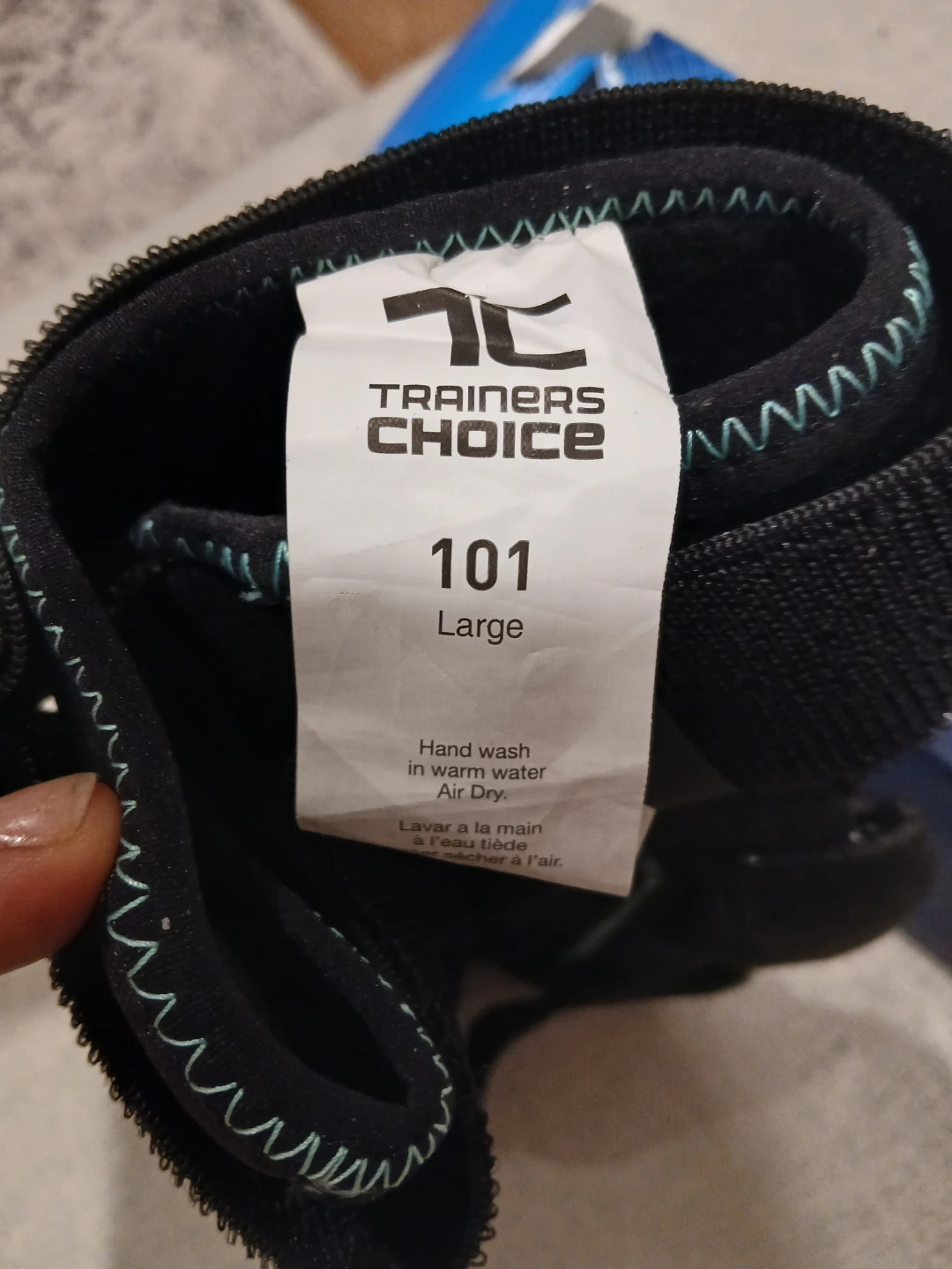 Trainers Choice Hinged Knee Brace Large Black - photo 3