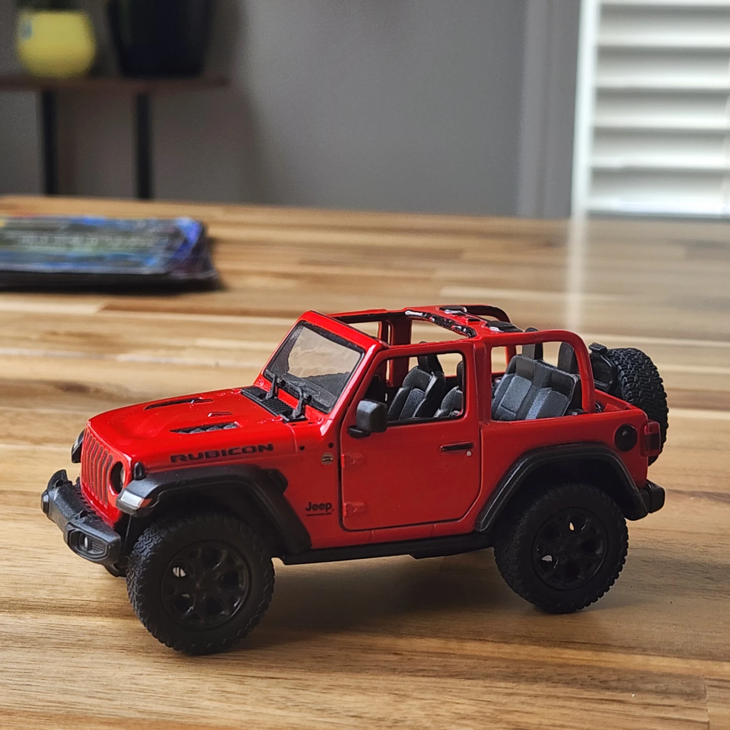 Red Jeep Rubicon Toy Car - photo 2