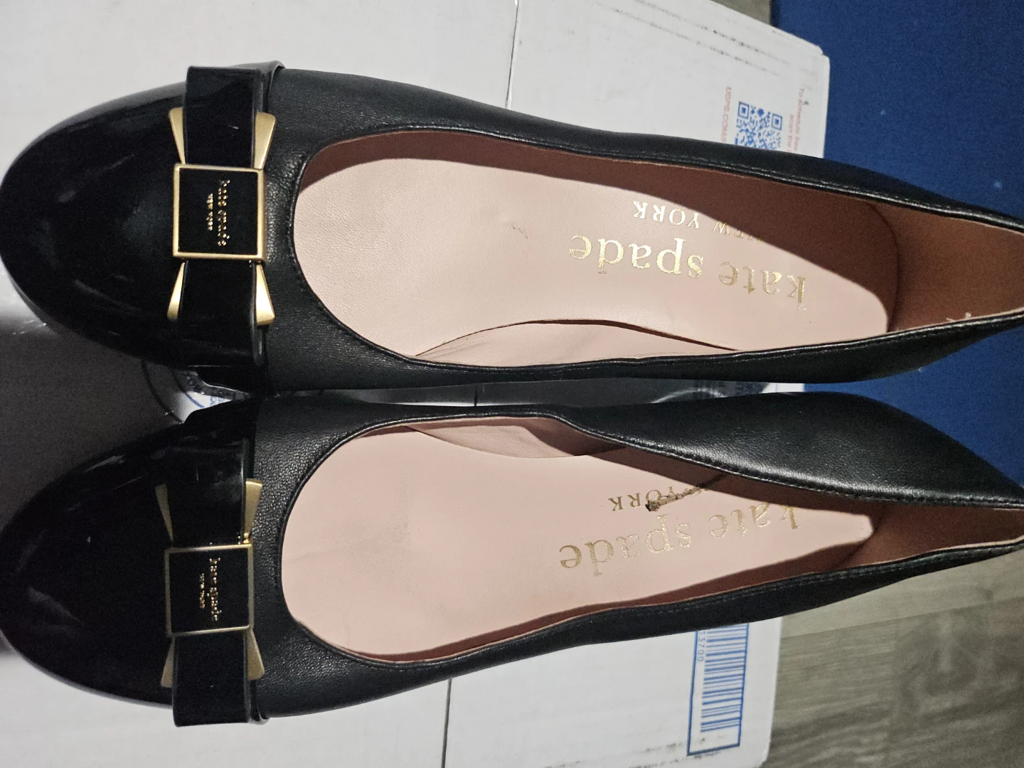 Kate Spade Black Bow Heels